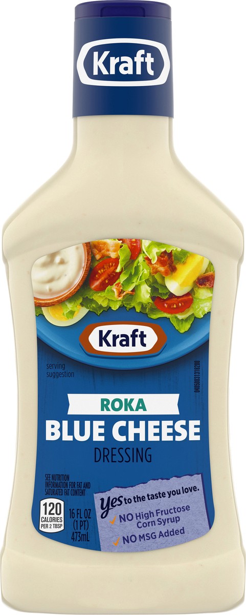 slide 8 of 9, Kraft Roka Blue Cheese Salad Dressing, 16 fl oz Bottle, 16 fl oz