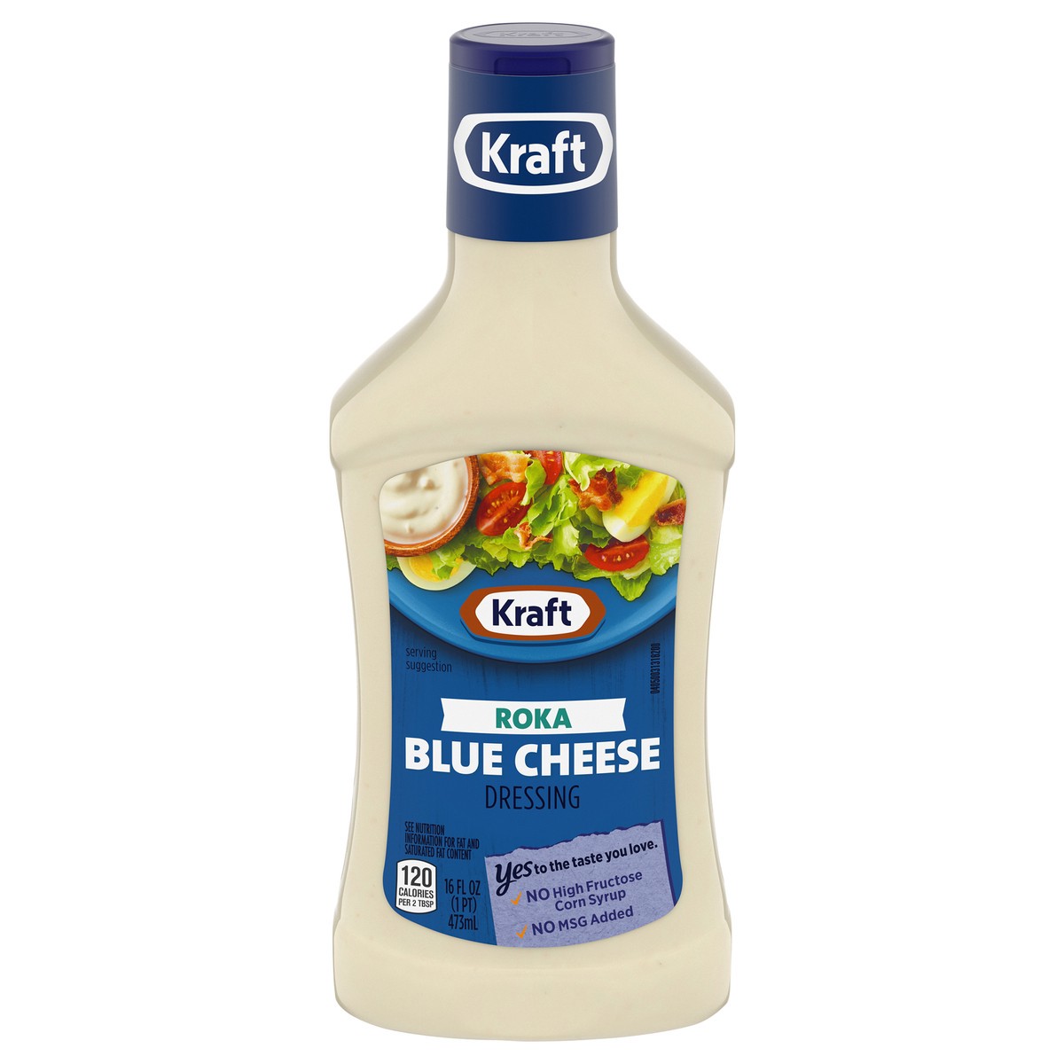 slide 1 of 9, Kraft Roka Blue Cheese Salad Dressing, 16 fl oz Bottle, 16 fl oz