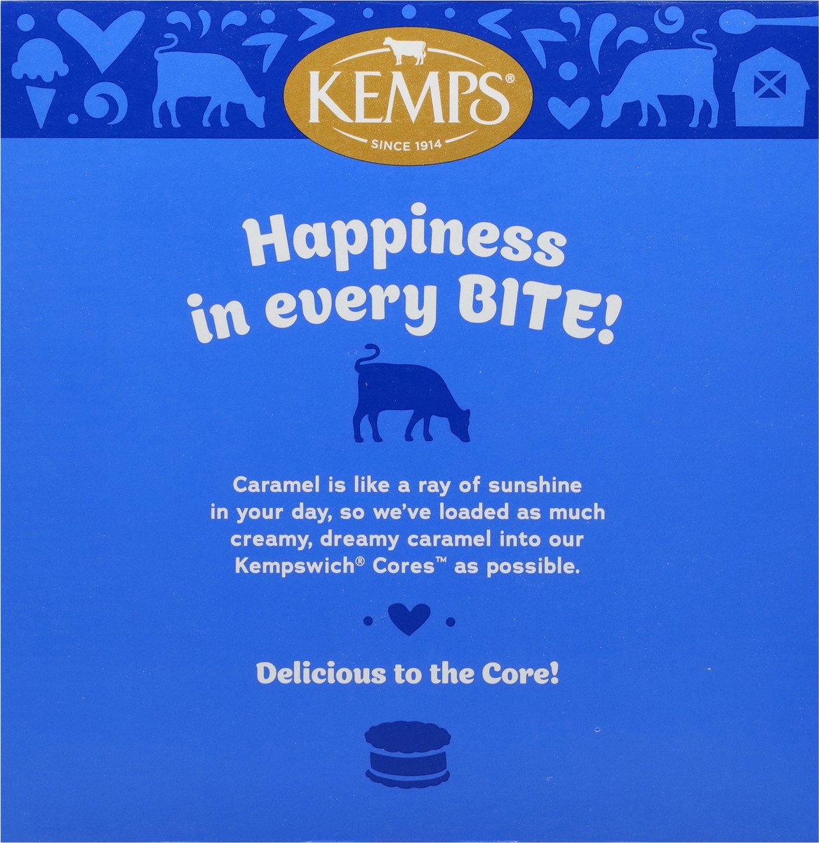 slide 10 of 13, Kemps Caramel Snickerdoodle Cookie Sandwiches 4 - 4.5 fl oz Sandwiches, 4 ct