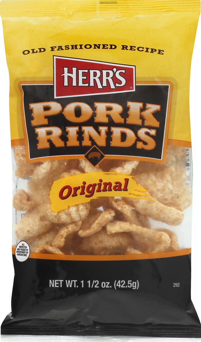 slide 8 of 10, Herr's Original Pork Rinds 1.5 oz, 1.25 oz