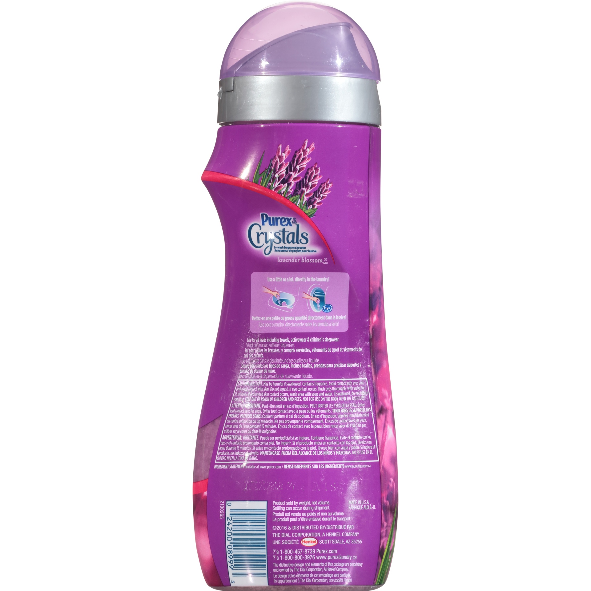 slide 3 of 6, Purex Crystals Lavender Blossom Booster, 18 oz