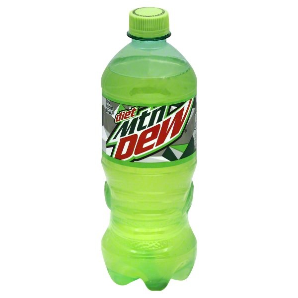 slide 1 of 1, Diet Mountain Dew Citrus Soda Bottle, 20 fl oz