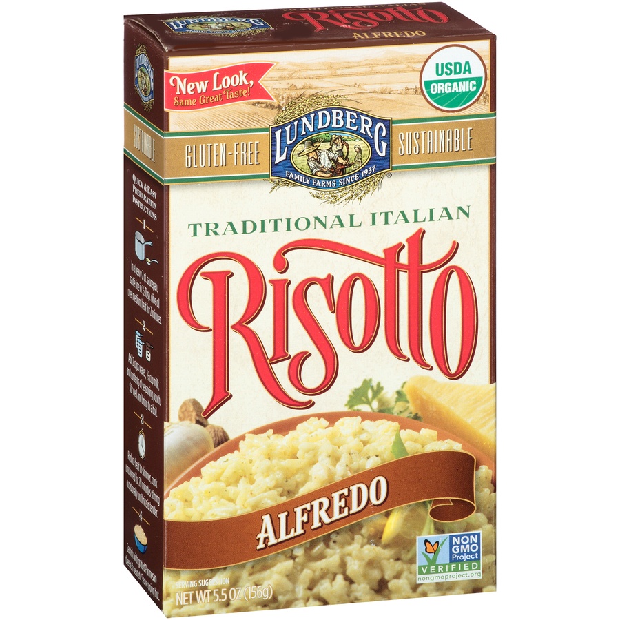slide 4 of 8, Lundberg Family Farms Organic Alfredo Risotto 5.5 oz, 5.5 oz