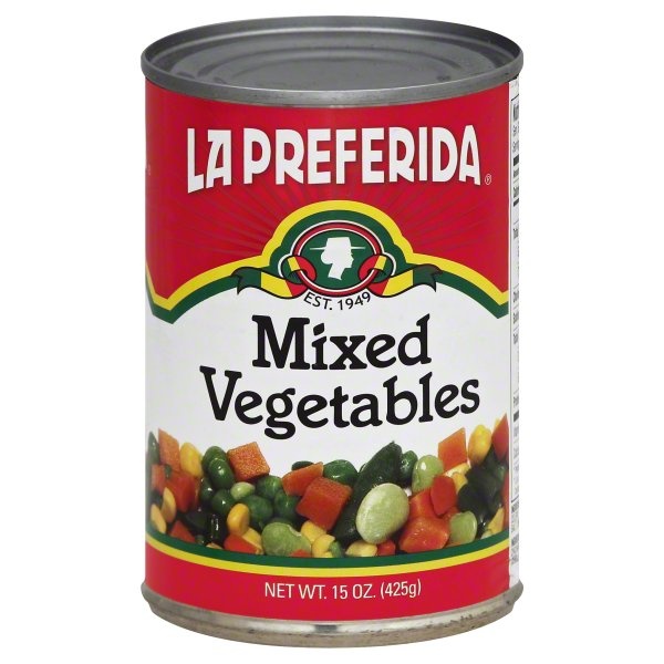 slide 1 of 2, La Preferida Mixed Vegetables 15 oz, 15 ct