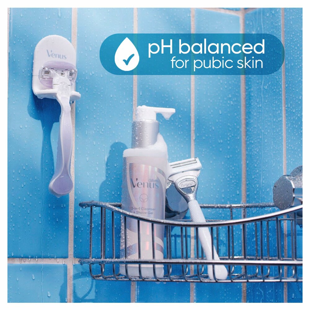 slide 2 of 6, Venus Pubic & Skin Shave Holiday Kit, 1 ct