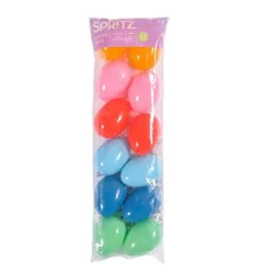 12ct Easter Plastic Eggs Mixed Colors - Spritz™