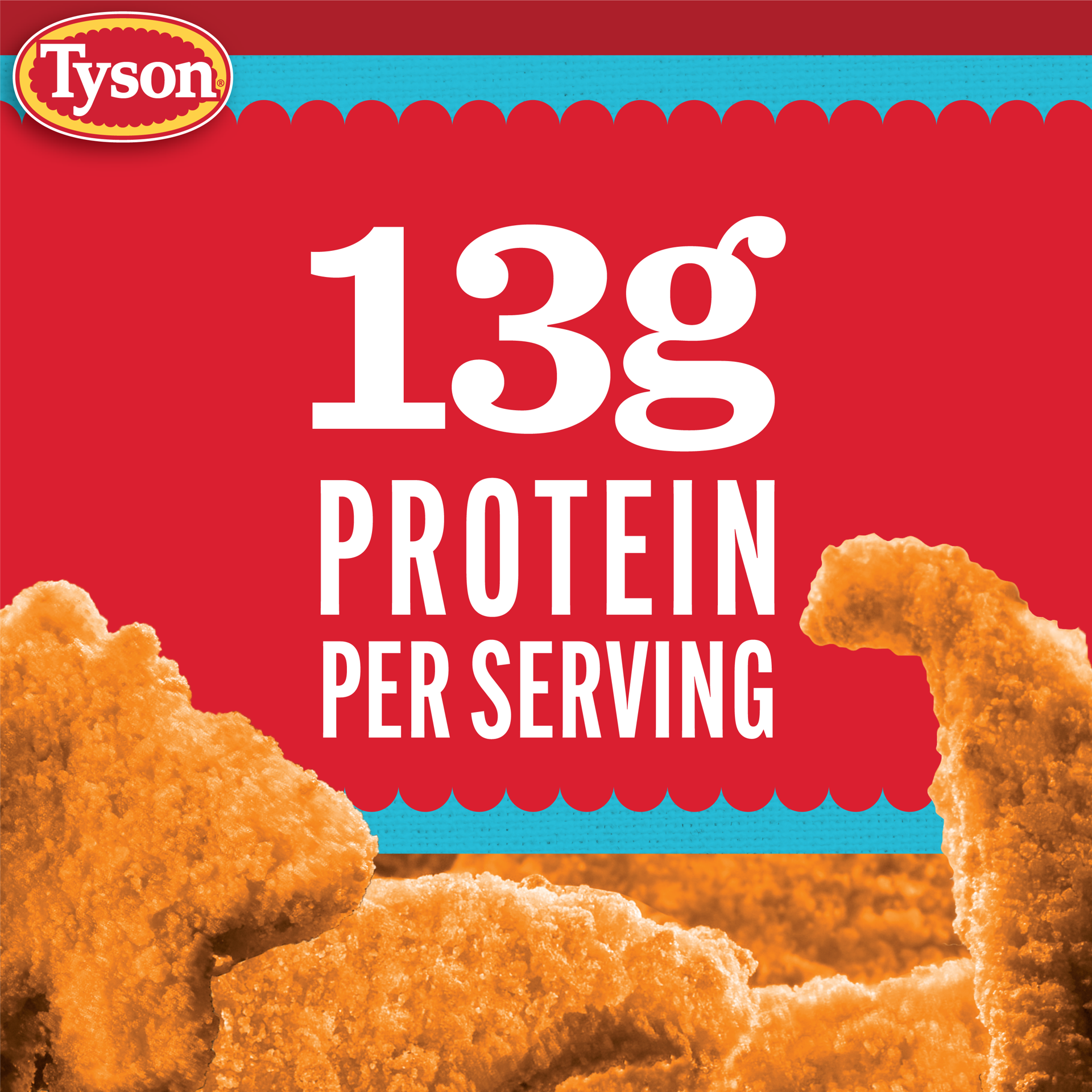 slide 7 of 10, Tyson Frozen Mega Dino Nuggets Family Pack, 5 lb, 2.27 kg