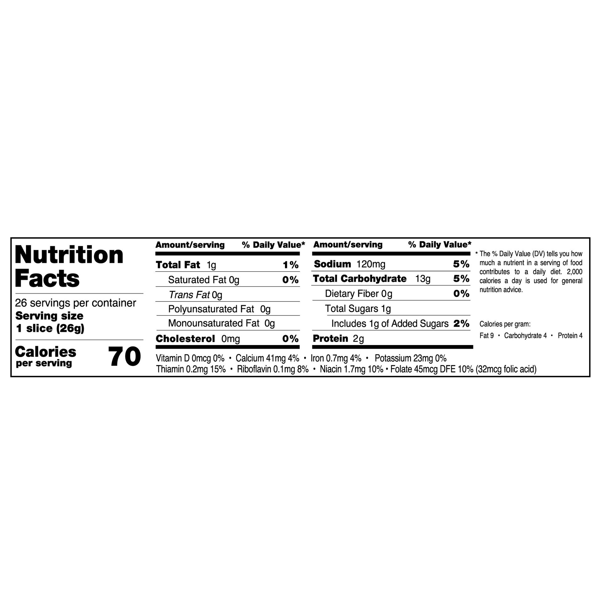 slide 3 of 5, Sunbeam King Enriched Bread 24 oz, 24 oz