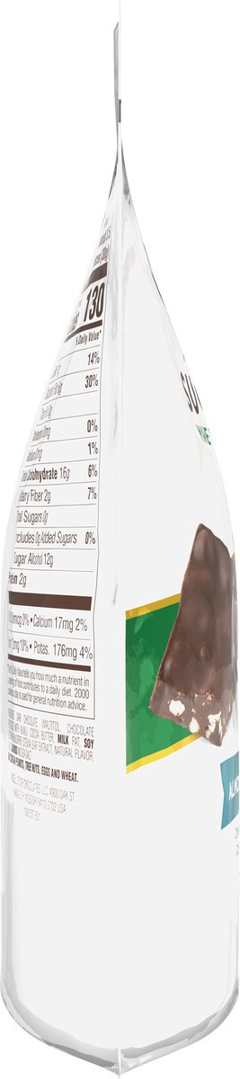 slide 9 of 13, RUSSELL STOVER Sugar Free Dark Chocolate Almond & Sea Salt Bark, 7.5 oz bag, 7.5 oz