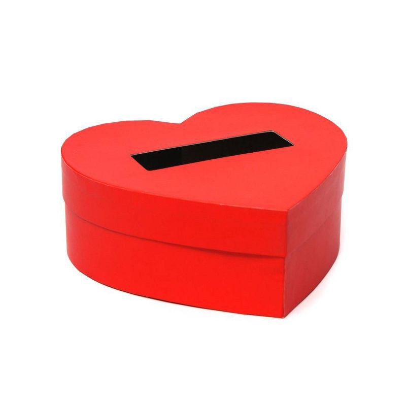 slide 3 of 3, 9"x3.3" Large Heart Shaped Valentine's Day Gift Box - Spritz™, 1 ct