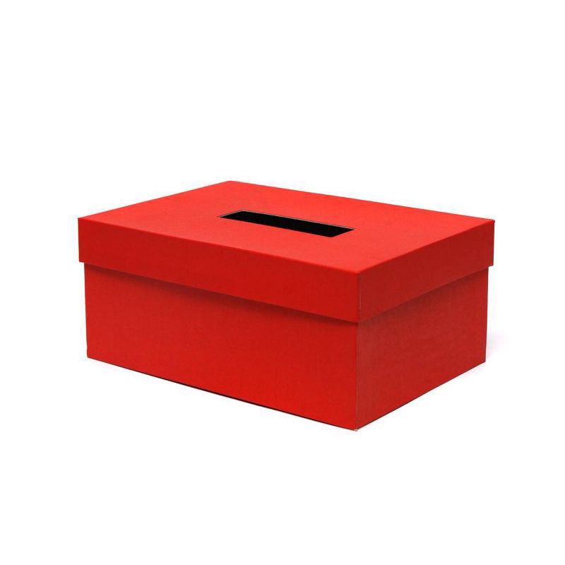 slide 3 of 3, 8"x5" Rectangle Shaped Valentine's Day Gift Box Red - Spritz™, 1 ct