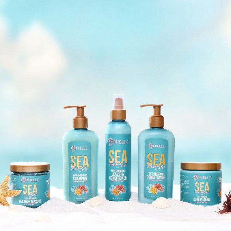 slide 4 of 6, Mielle Organics Sea Moss Anti-Shedding Leave-In Conditioner - 8 fl oz, 8 oz