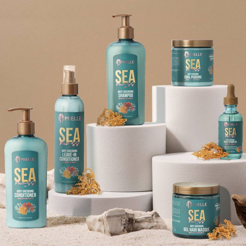 slide 5 of 6, Mielle Organics Sea Moss Anti-Shedding Leave-In Conditioner - 8 fl oz, 8 oz