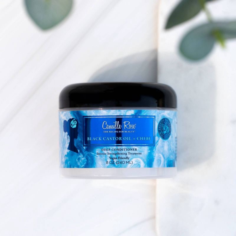 slide 3 of 3, Camille Rose Black Castor Oil & Chebe Deep Conditioner - 8 fl oz, 8 oz