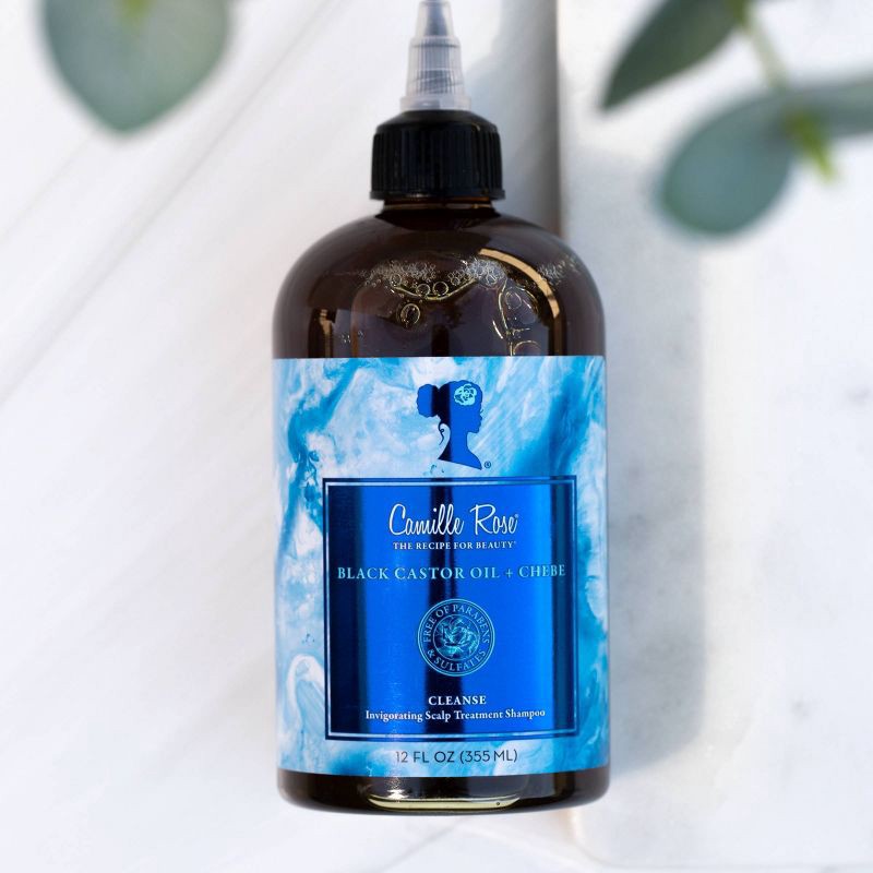slide 2 of 3, Camille Rose Black Castor Oil & Chebe Scalp Treatment Shampoo - 12 fl oz, 12 fl oz