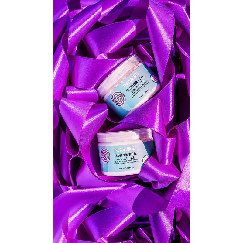 slide 5 of 5, CurlDaze Curl Styler with Kuku Curl Enhancer - 12 fl oz, 12 fl oz
