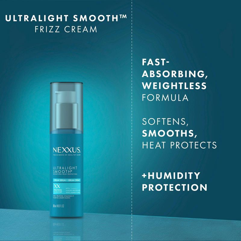 slide 4 of 8, Nexxus Ultralight Smooth Frizz Defy Cream Serum - 4 fl oz, 4 fl oz