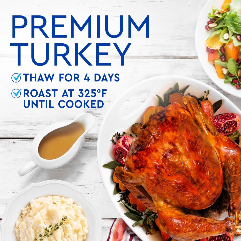 slide 3 of 4, Kroger Whole Frozen Turkey Without Gravy (14-16 Lb) (Limit 1 At Sale Price), per lb