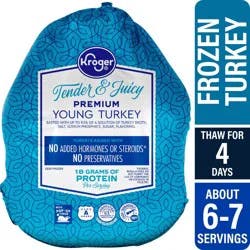 Kroger Whole Frozen Turkey Without Gravy (14-16 Lb) (Limit 1 At Sale Price)