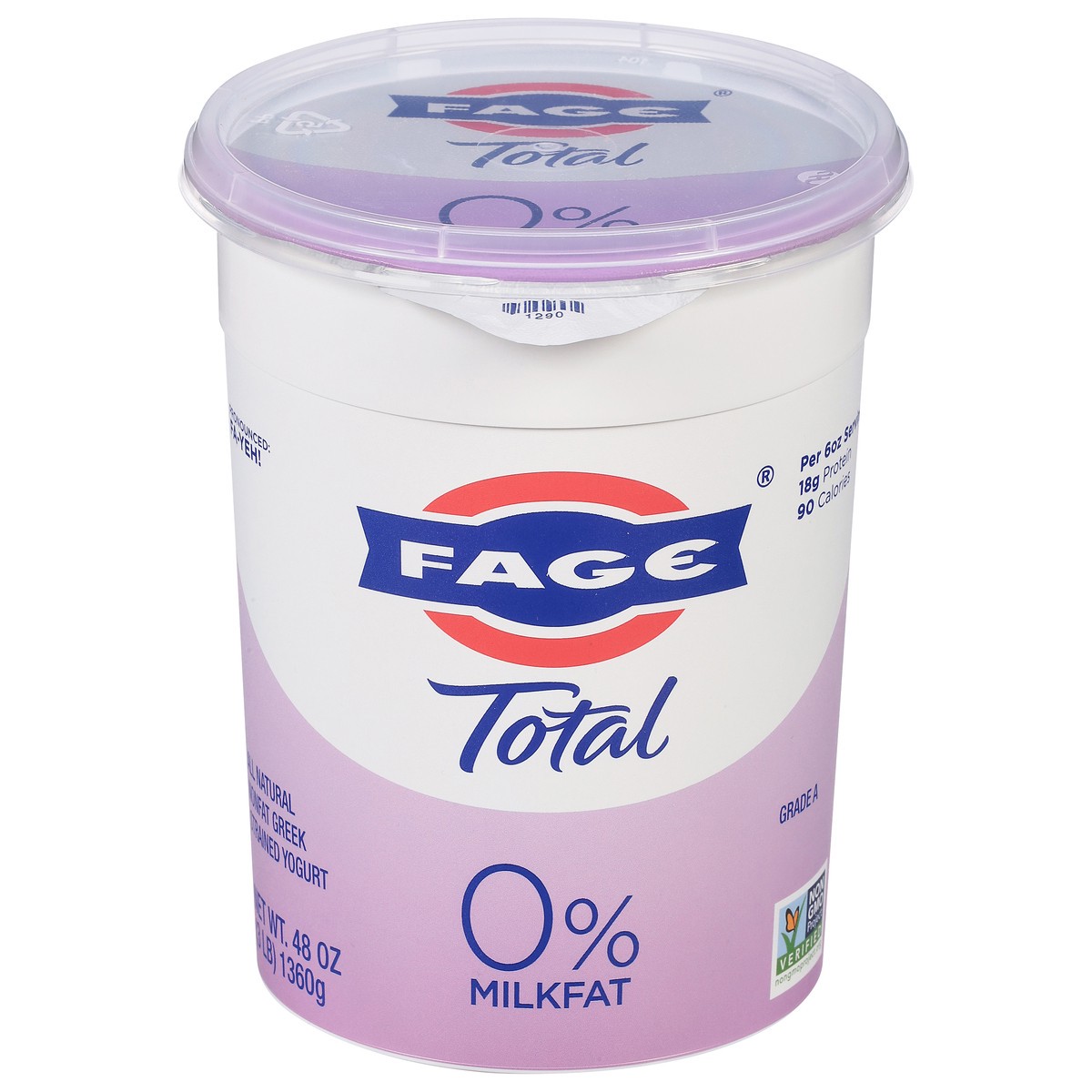 slide 2 of 13, Fage Total Strained Greek Nonfat Yogurt 48 oz, 48 oz