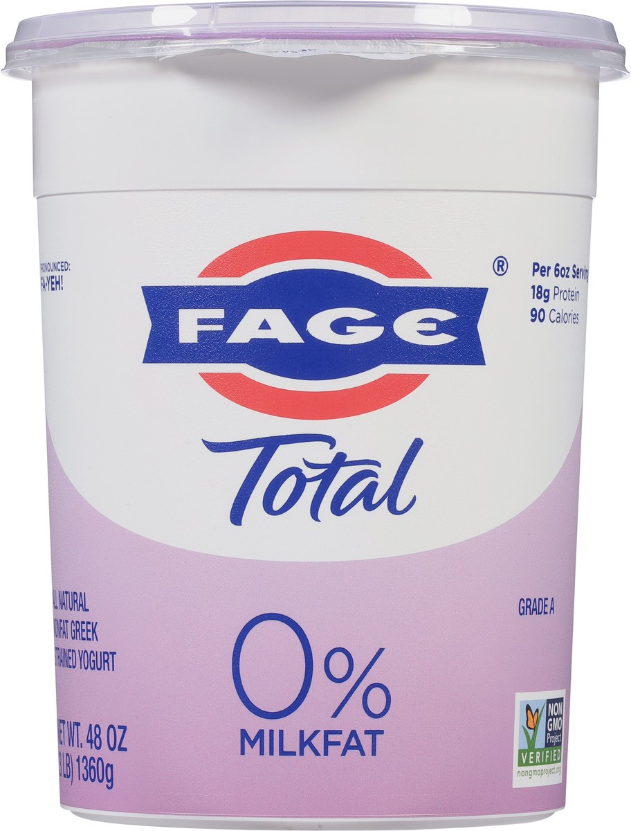 slide 4 of 13, Fage Total Strained Greek Nonfat Yogurt 48 oz, 48 oz