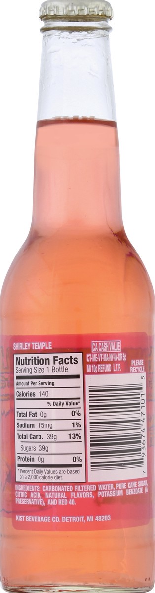 slide 6 of 12, Kist Shirley Temple Soda Pop - 12 oz, 12 oz