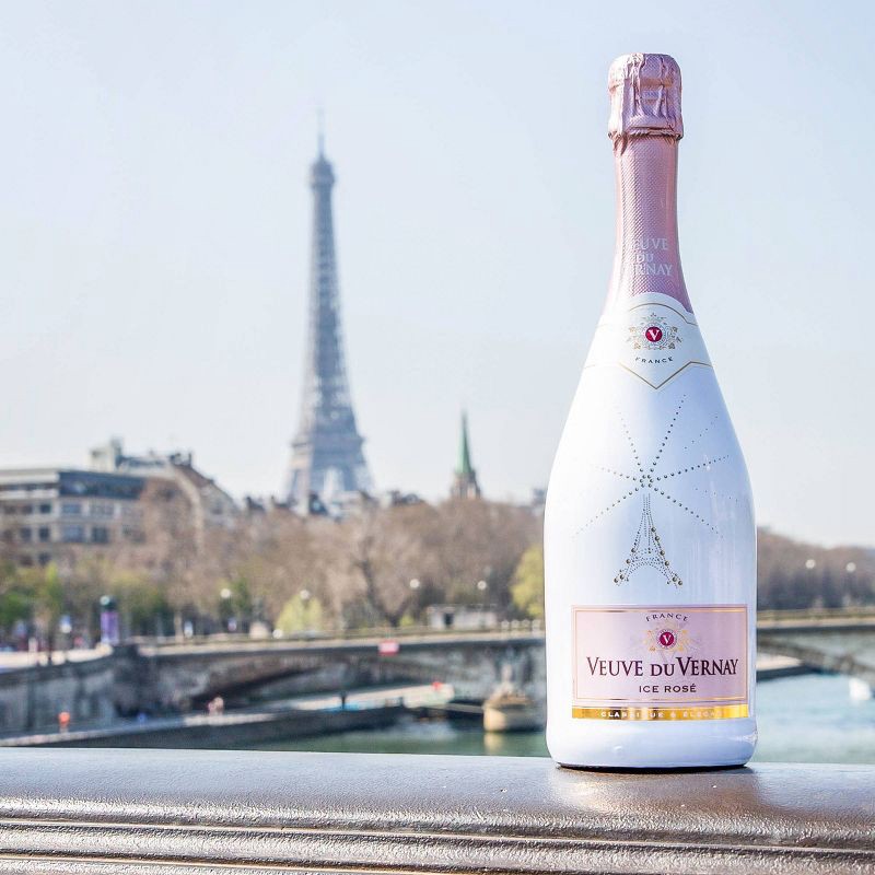 slide 5 of 8, Veuve du Vernay Ice Rose Sparkling Wine - 750ml Bottle, 750 ml