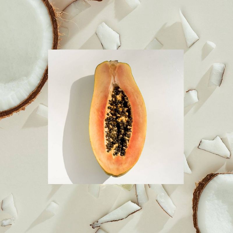 slide 6 of 7, Raw Sugar The Mighty Hair Cream Leave-In Conditioner - Coconut + Papaya + Shea - 5 fl oz, 5 fl oz