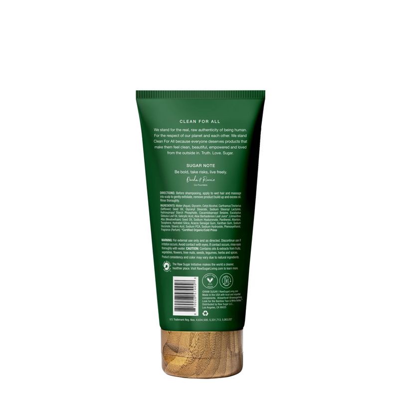 slide 2 of 7, Raw Sugar The Scalp Scrub Micro Polish - Eucalyptus + Aloe - 5 fl oz, 5 fl oz