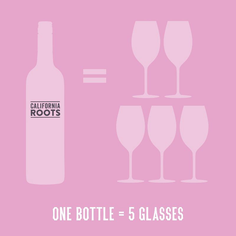 slide 4 of 6, Pink Moscato Wine - 750ml Bottle - California Roots™, 750 ml