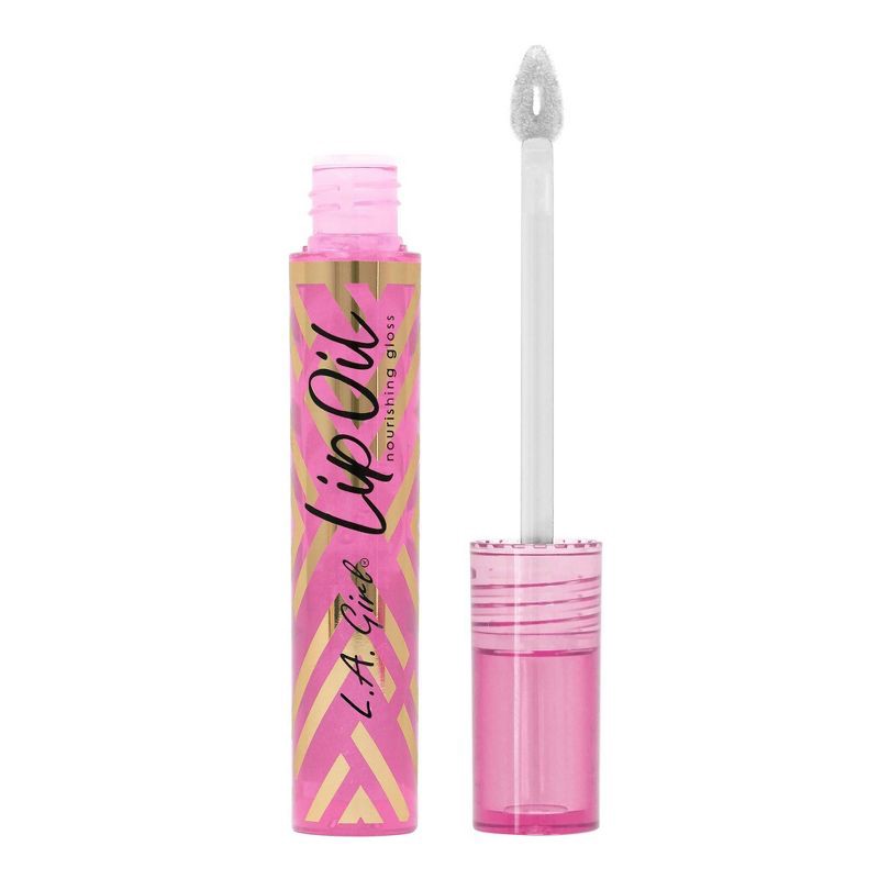 slide 1 of 3, L.A. Girl Lip Oil - Sheer Strawberry - 0.06 fl oz, 0.06 fl oz
