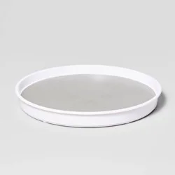 15" Lazy Susan Turn Table - Brightroom™: Non-Slip Kitchen Organizer, White, Plastic, Lifetime Warranty