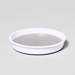10&quot; Lazy Susan Turn Table - Brightroom™: Non-Slip Kitchen Organizer, Spice &amp; Pantry Storage, White Plastic