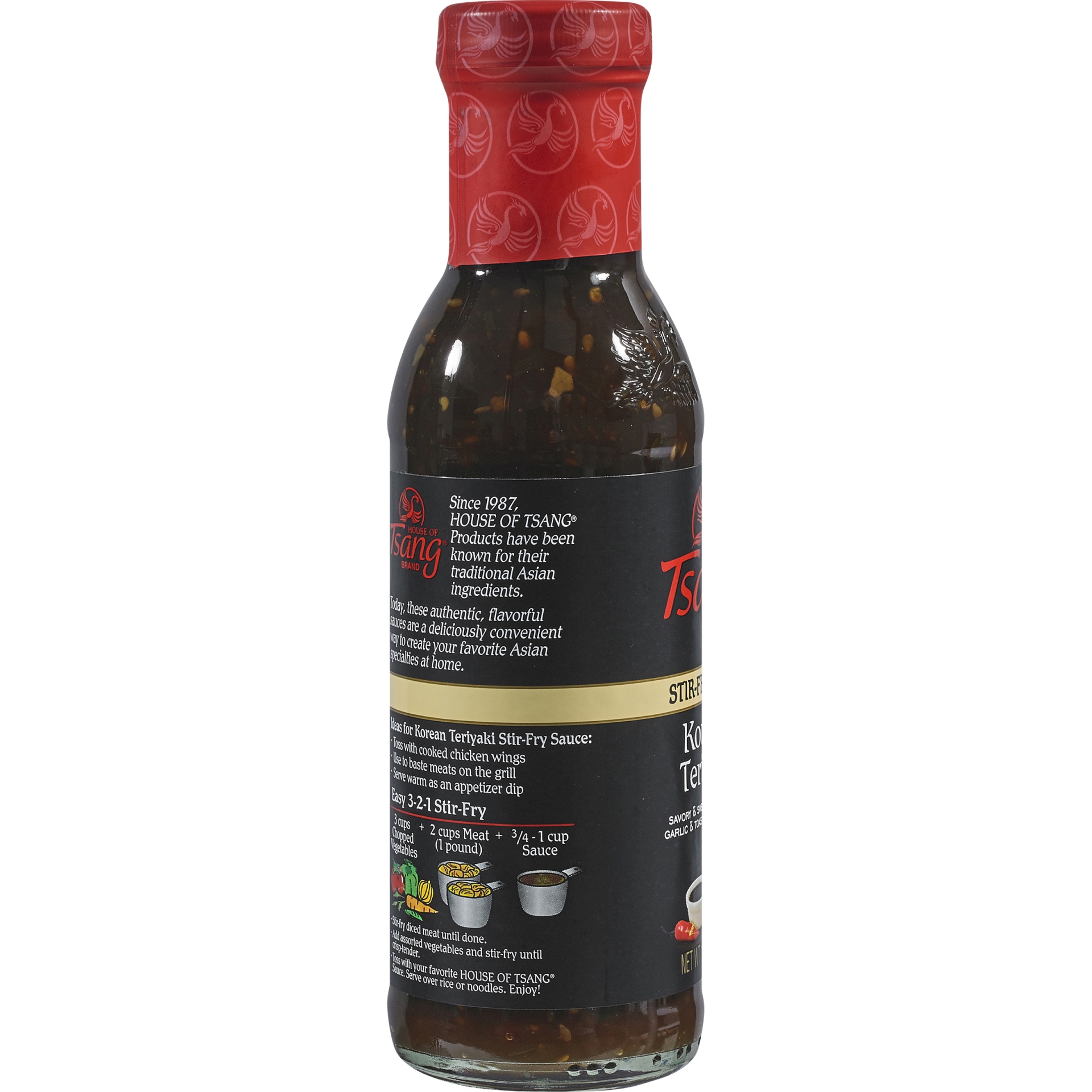 slide 6 of 6, House of Tsang Teriyaki Korean Sauce, 11.3 oz