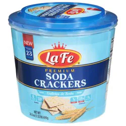 La Fe Premium Soda Crackers 23 Each