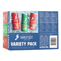 slide 5 of 5, Barefoot Spritzer Moscato Sangria and Rosé Wine Mixed, 250 ml