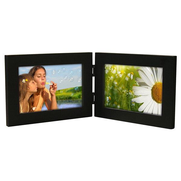 slide 1 of 1, Malden Linear 2 Openings Black Picture Frame, 4 in x 6 in