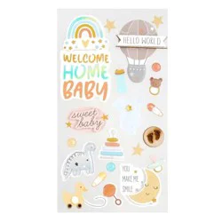 Welcome Baby Dimensional Stickers By Recollections | Shipt