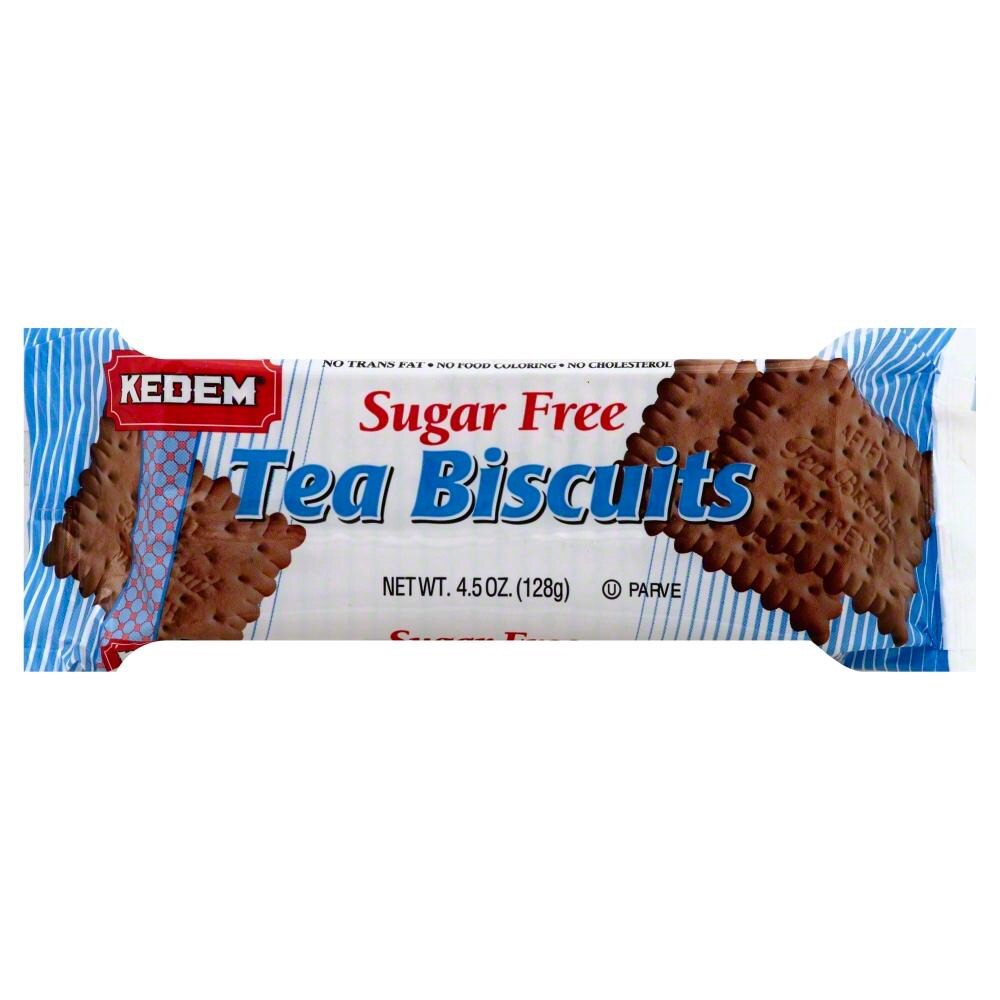 slide 1 of 6, Kedem Sugar Free Plain Tea Biscuit, 4.5 oz