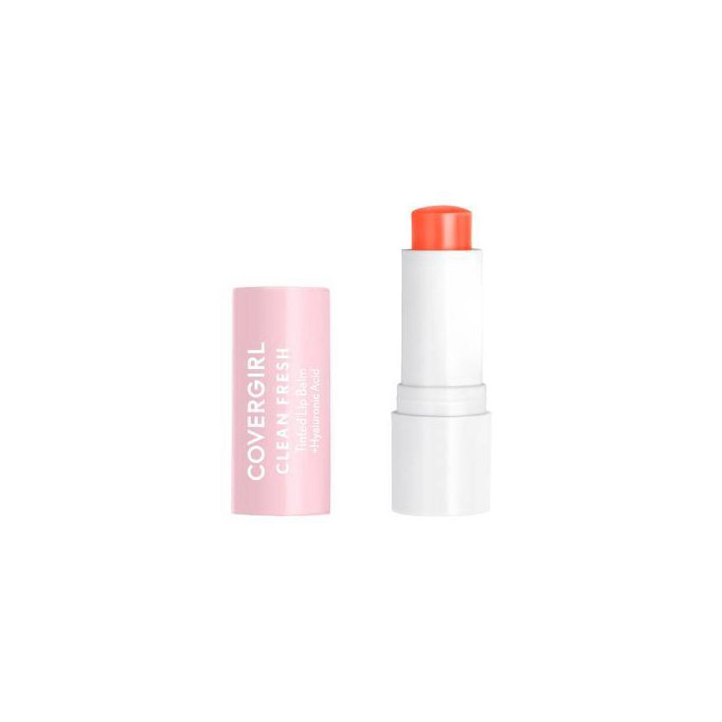 slide 2 of 6, COVERGIRL Clean Fresh Tinted Lip Balm - 200 Made For Peach - 0.05oz, 0.05 oz