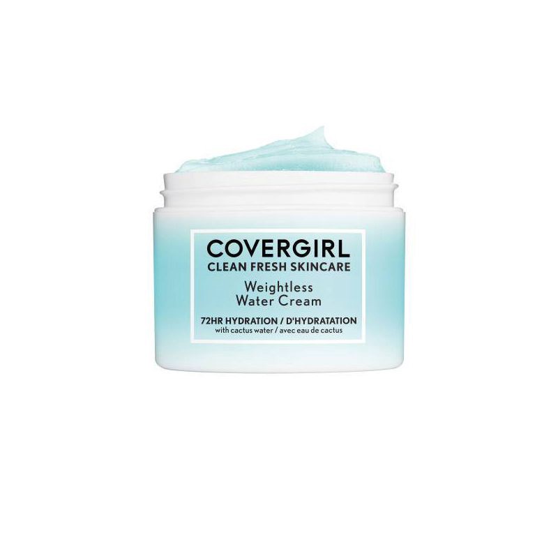 slide 2 of 11, COVERGIRL Clean Fresh Skincare Weightless Water Cream - 2 fl oz, 2 fl oz