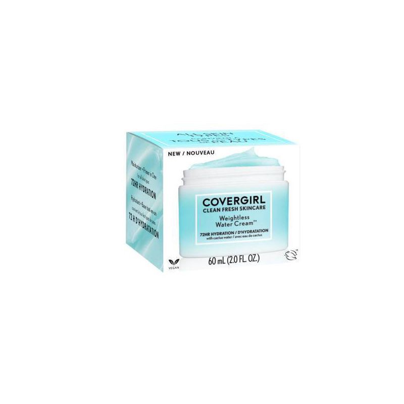slide 5 of 11, COVERGIRL Clean Fresh Skincare Weightless Water Cream - 2 fl oz, 2 fl oz