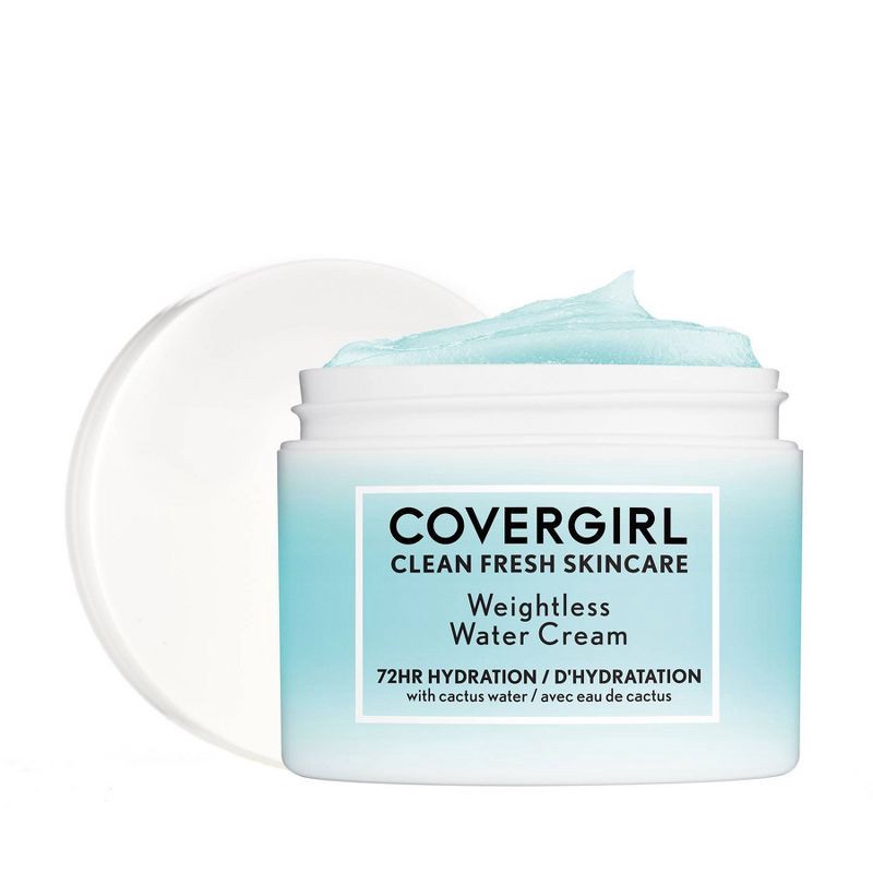 slide 1 of 11, COVERGIRL Clean Fresh Skincare Weightless Water Cream - 2 fl oz, 2 fl oz