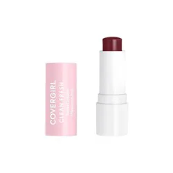 COVERGIRL Clean Fresh Tinted Lip Balm - 600 Bliss You Berry - 0.05oz: Brightening, Contains Vitamin C, Contains Hyaluronic Acid