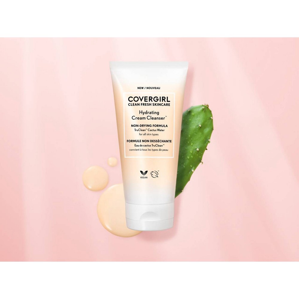 slide 6 of 9, COVERGIRL Clean Fresh Skincare Hydrating Cream Cleanser - 5 fl oz, 5 fl oz