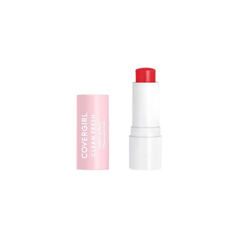 slide 3 of 9, COVERGIRL Clean Fresh Tinted Lip Balm - 400 You're the Pom - 0.05oz, 0.05 oz