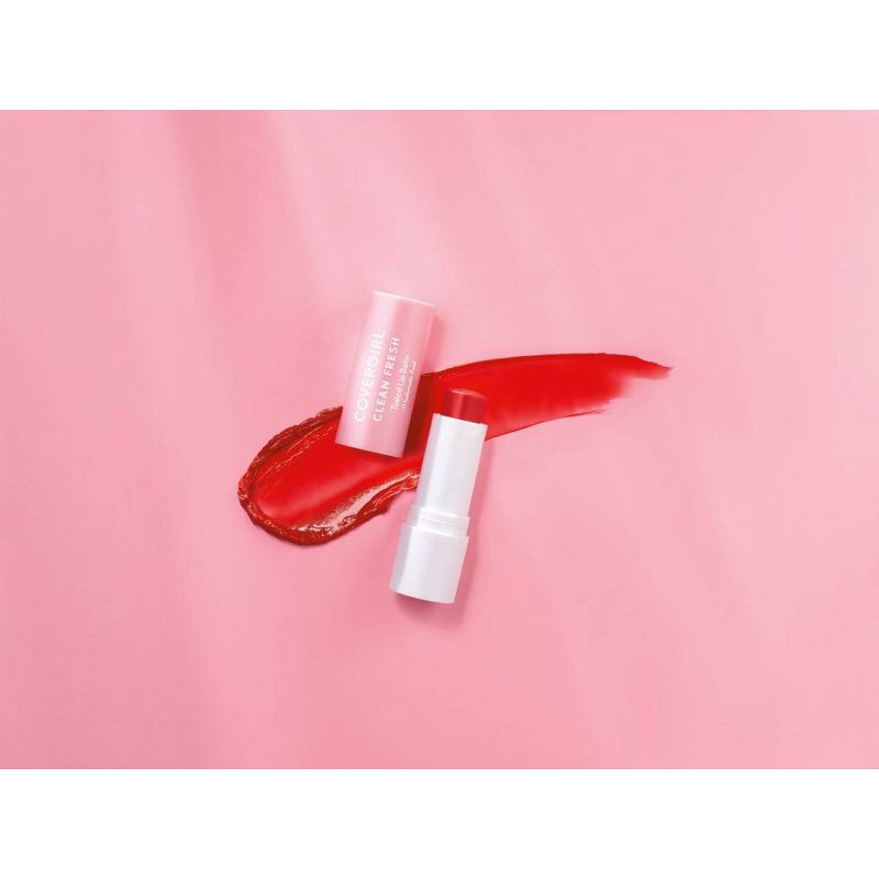 slide 9 of 9, COVERGIRL Clean Fresh Tinted Lip Balm - 400 You're the Pom - 0.05oz, 0.05 oz
