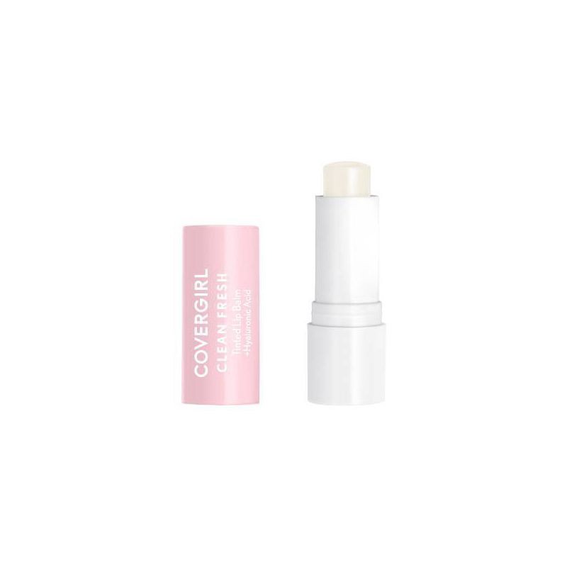 slide 2 of 5, COVERGIRL Clean Fresh Tinted Lip Balm - 100 Clear As Crystal - 0.05oz, 0.05 oz