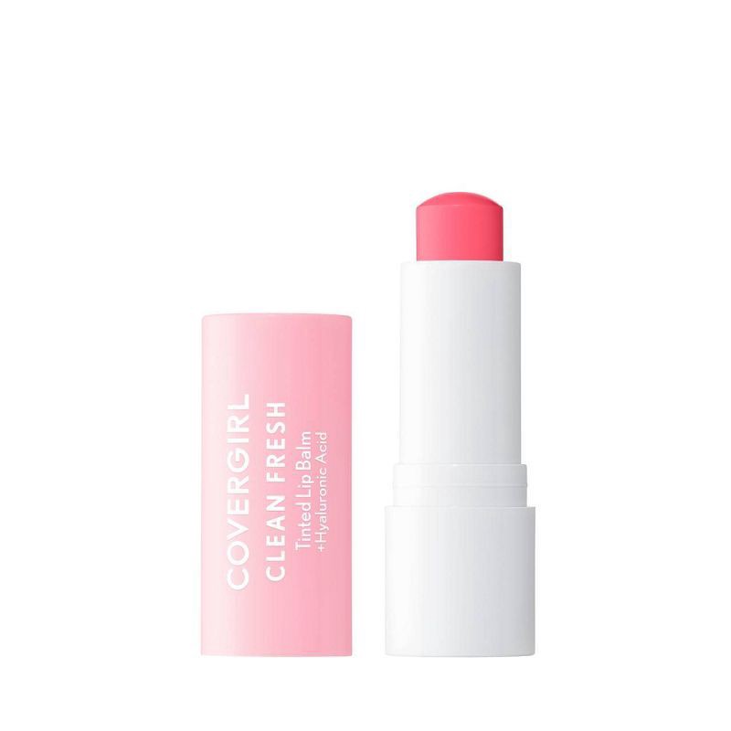 slide 1 of 8, COVERGIRL Clean Fresh Tinted Lip Balm - 300 Life Is Pink - 0.05oz, 0.05 oz