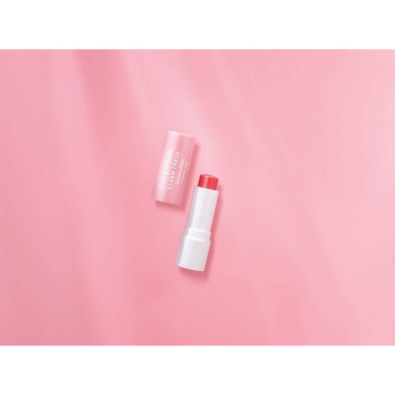 slide 6 of 8, COVERGIRL Clean Fresh Tinted Lip Balm - 300 Life Is Pink - 0.05oz, 0.05 oz